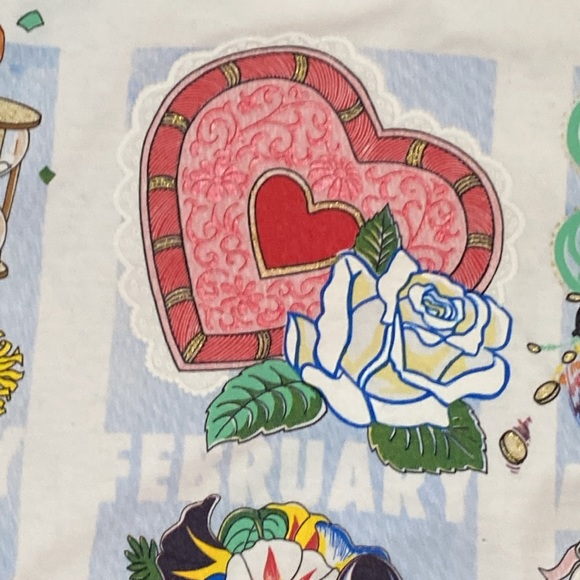 Vintage Graphic Oversized T-Shirt Made in USA Celebrate Every Month Of The Year - Picture 12 of 15